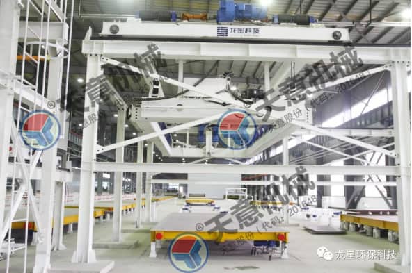 熱烈祝賀天意機(jī)械與龍星科技PC構(gòu)件生產(chǎn)線順利交接！