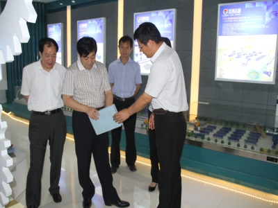 兗州區(qū)副區(qū)長劉曉林一行蒞臨天意機(jī)械指導(dǎo)工作！